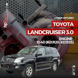 Hybrid Turbo Toyota LANDCRUISER 3.0 D4-D ORIGINAL 173HP